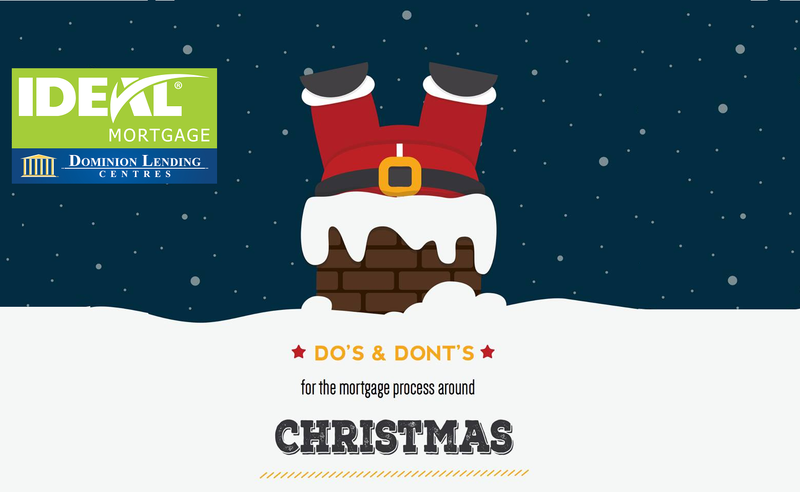 Do’s and Don’ts for the Mortgage Process around CHRISTMAS 